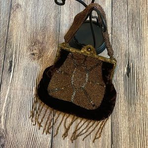 Christiana hand beaded vintage opera bag!